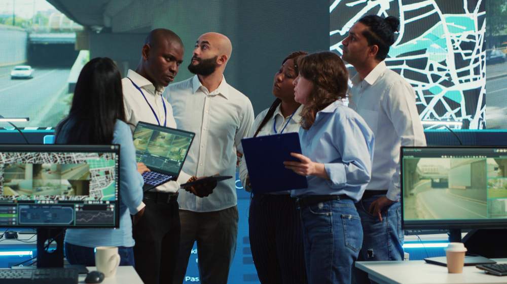 Equipe de alocação de profissionais de TI do futuro